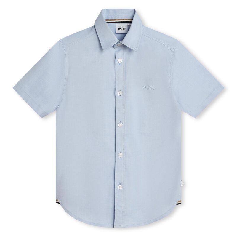 Hugo Boss Ss Oxford Emb Shirt 6 - 8Y image number 0